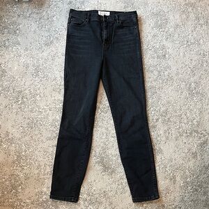 THE GREAT the super high rise Women's Black Skinny Jeans